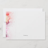 赤い招待状の仮面舞踏会のキャラクター 招待状 (裏面)