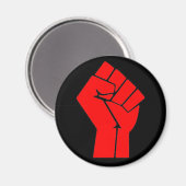 赤い拳 マグネット (正面/裏面)