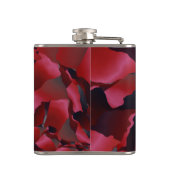 赤い擦れ違い抽象化 フラスク (裏面)