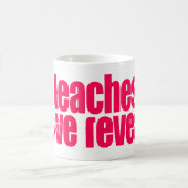 赤い教えスローガンのマグ「生命の愛が現れる」 コーヒーマグカップ (中央)