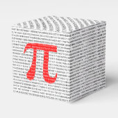 赤い数値piは数学的な定数記号である フェイバーボックス (正面サイド)