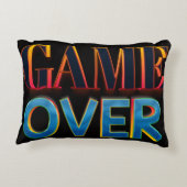 赤い文字で「GAME OVER」と太字で表示 アクセントクッション (裏面)