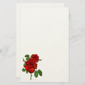 赤い文房具は上がりました 便箋 (正面/裏面)