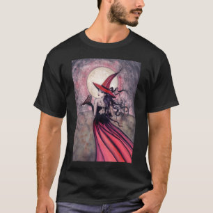 赤い斑点のあるフクロウに注意 Tシャツ