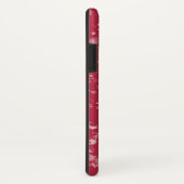 赤い斑状のカオス Case-Mate iPhoneケース (裏面/右)