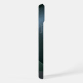 赤い旋回芸術的モダン抽象芸術アートパターン#19 iPhoneケース (右側面)