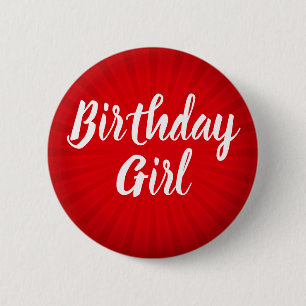 赤い日が差すことの誕生日 缶バッジ