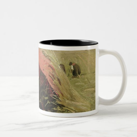 赤い日よけ、c.1860 ツートーンマグカップ (右)