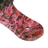 赤い日本のもじ葉ろと竹 カッティングボード (角)