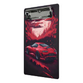 赤い日本のスープラカーギフト ミニクリップボード (アングル2)