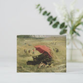 赤い日除け、c.1860 ポストカード (スタンド正面)