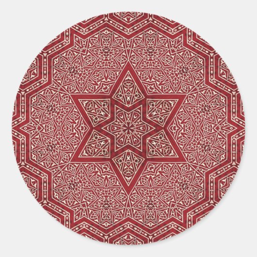 赤い早目屋 ラウンドシール (正面)