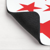 赤い星のカーペット マウスパッド (コーナー)