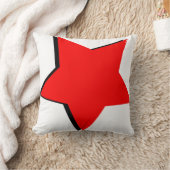 赤い星のクッション クッション (ブランケット)