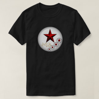 赤い星のグラフィックTシャツ - 天文学& Tシャツ
