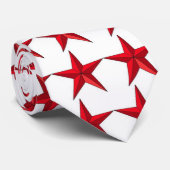 赤い星のタイ ネクタイ (ロール)