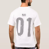 赤い星の人のワイシャツ Tシャツ (裏面)