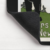 赤い星の線 マウスパッド (コーナー)