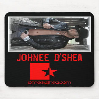 赤い星の黒のマウスパッド マウスパッド