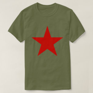 赤い星の★の共産主義の社会主義ソビエト無政府主義者 Tシャツ