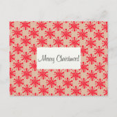 赤い星はメリークリスマス！ シーズンポストカード (正面)