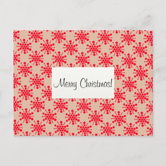 赤い星はメリークリスマス！ シーズンポストカード (正面)