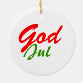 赤い星 セラミックオーナメント (裏面)