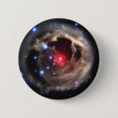 赤い星 缶バッジ (正面)