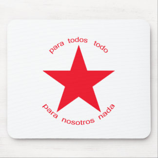 赤い星Zapatista マウスパッド