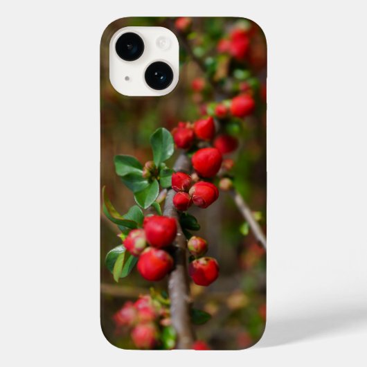 赤い春Buds iPhoneケース Case-Mate iPhoneケース (裏面)