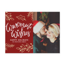 赤い暖かい願い書道休日の写真