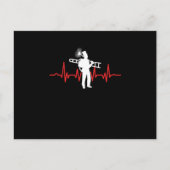 赤い暖炉の煙突掃除人 ポストカード (正面)