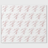 赤い書道の台本すてきな生活 ラッピングペーパー (フラット)