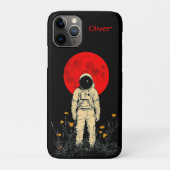 赤い月を仰ぐ宇宙飛行士 Case-Mate iPhoneケース (裏)