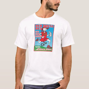 赤い服の操業 Tシャツ