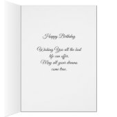 赤い服を着たかわいい小人のハートの誕生日 (内側 (右))