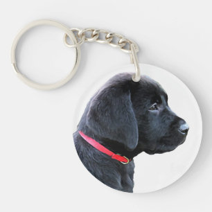 赤い服 – Black Lab キーホルダー