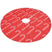 赤い木のスカートにキャンディーキャンツ フリース ツリースカート (アングル)