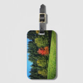 赤い木1本 ラゲッジタグ (正面縦)