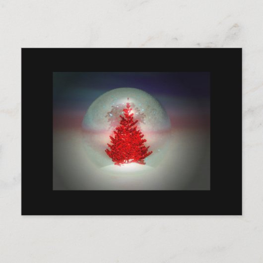 赤い木 ポストカード (正面)
