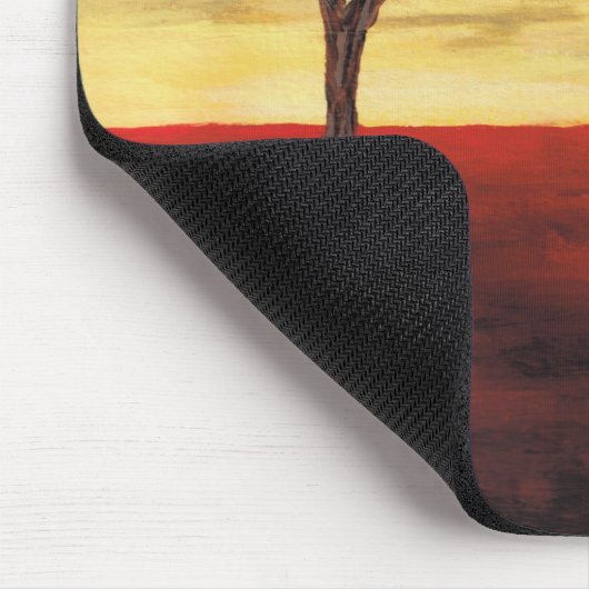 赤い木 マウスパッド (コーナー)