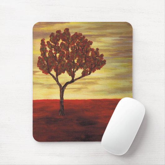 赤い木 マウスパッド (マウス)
