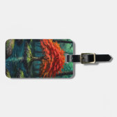 赤い木 ラゲッジタグ (正面横)