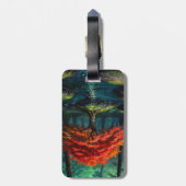 赤い木 ラゲッジタグ (裏面縦)