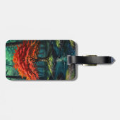 赤い木 ラゲッジタグ (裏面横)