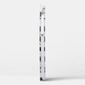 赤い東洋文字の建物を持つ灰色の多層階 Case-Mate iPhoneケース (裏面 / 左)