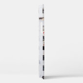 赤い東洋文字の建物を持つ灰色の多層階 Case-Mate iPhoneケース (裏面 / 右)