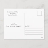 赤い松の果実メリーすべて複数の写真 シーズンポストカード (裏面)