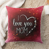 赤い枕の中の愛 クッション (ブランケット)