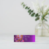 赤い果実が宝石の赤い紫を渦巻く スキニー名刺 (スタンド正面)